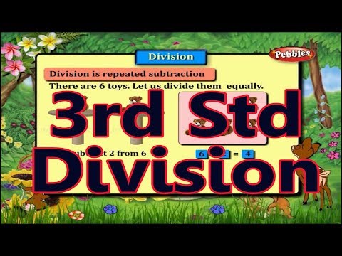 Division || 3th std Maths Syllabus || Exercises and Activities || Easy Way to Learn Maths for Kids