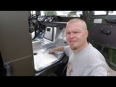 Unimog Camper E005 - Sound Proofing the cab