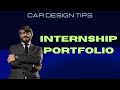 Car Design Entry Portfolio For Internship Application Luciano Bove