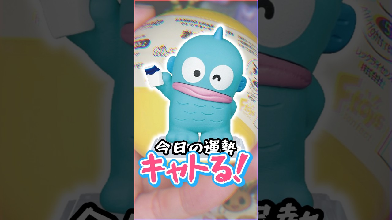 Chal 516【サンリオキャラクターズ】サンリオキャラクターズ×「激落ちくん」がんばれおふろのおそうじフィギュア／「ハンギョドン」チャレンジ【つまみ食い開封™】