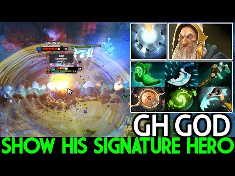 GH [Keeper of The Light] Show His Signature Hero Imba Refresher 7.22 Dota 2