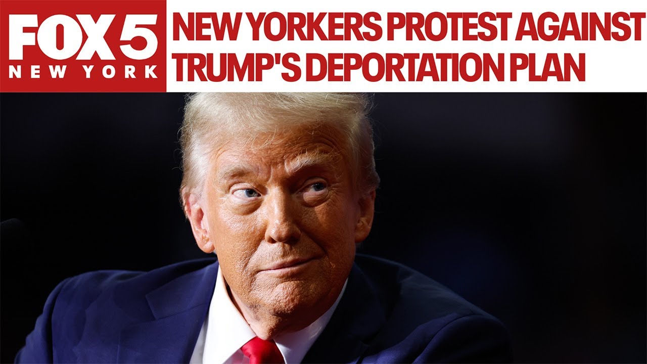 New Yorkers protest against Trump's deportation plan