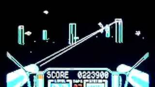 3D Starstrike on rare Enterprise 64 vintage 8 bit home computer. Gameplay & Commentary