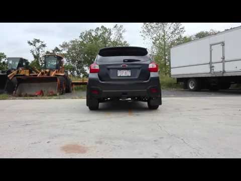 2014 Subaru XV CrossTrek Borla Axleback exhaust sound