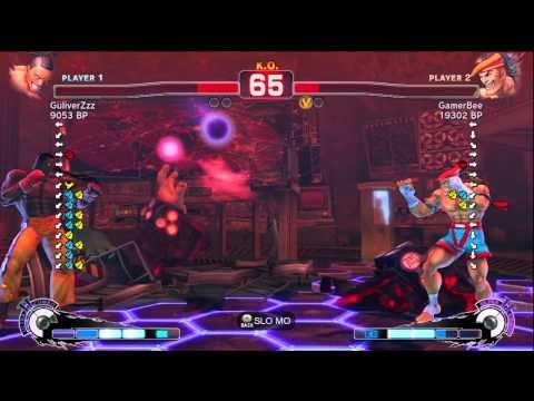 GamerBee  [Adon] vs GuliverZzz [DeeJay] SSF4 Japanese Online Ranked Matches - TRUE-HD