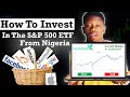 How To Invest In The S P 500 ETF From Nigeria Using Bamboo Investment App