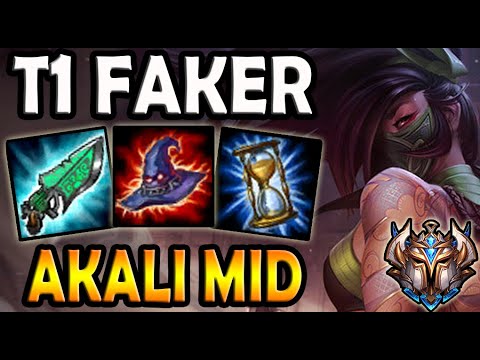 T1 Faker AKALI vs IRELIA [ MID ] Patch 10.18 Ranked Korea ✔️