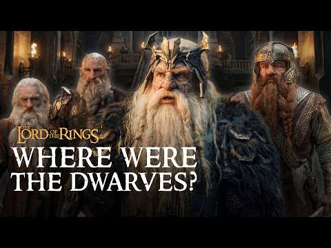 Where were the dwarves during The Lord of the Rings?