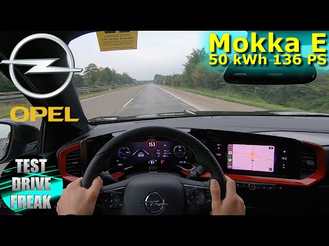 2022 Opel Mokka-E GS 136 PS TOP SPEED AUTOBAHN DRIVE POV