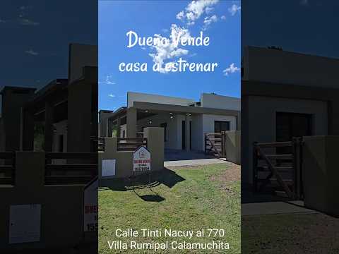 Vendo casa a estrenar en Villa Rumipal #calamuchita #ventacasa #bienesraices #realestate