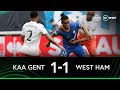 Gent V West Ham 1 1 Late Drama As Hammers Take Home Good Result Conference League Highlights