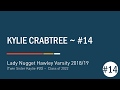 Kylie Crabtree, Varsity 2018-19