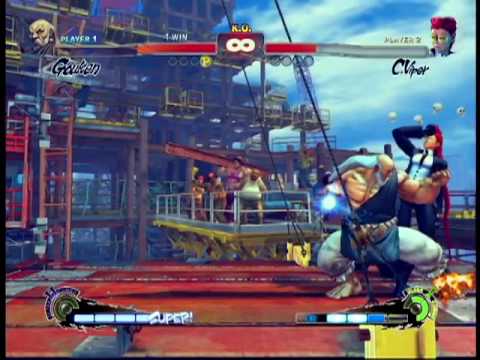 SSF4 Combo Challenge 01: 700 Class: Gouken Response