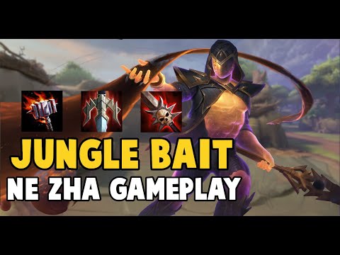 JUNGLE BAIT! | NE ZHA GAMEPLAY | SMITE S7