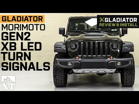 Jeep Gladiator JT Morimoto GEN2 XB LED Turn Signals; Smoked Review & Install