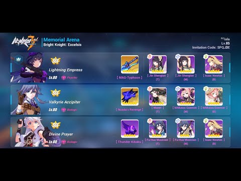 [Honkai Impact 3] Memorial arena - HOTF Vs Durandal EX (37312)