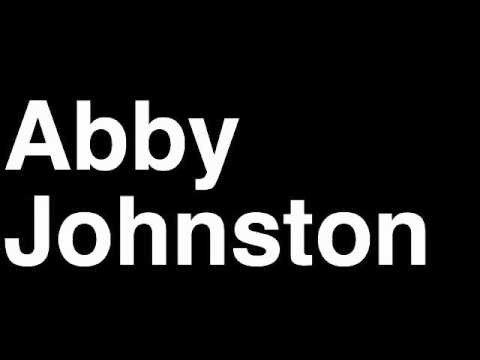 How to Pronounce Abby Johnston USA Silver Medal Synchronized 3M Diving London 2012 Olympics Video