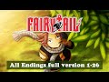 Fairy Tail All Endings Full 1 26