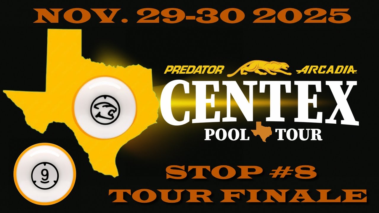 2025  Predator Arcadia CenTex Pool Tour Finale / Live from Eddies Tavern Embassy Oaks