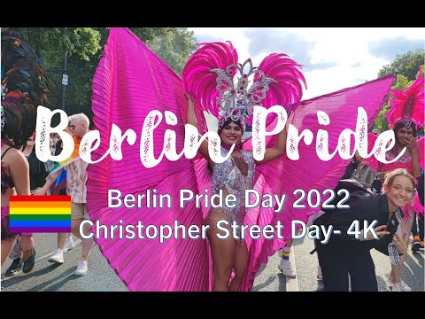 Christopher Street Day Berlin Pride | LGBTQ Parade 2022 | 4K - Part-1