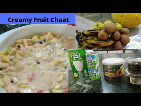 Special Creamy Fruit Chaat Made by Abdul saboor | Maria Saboor vlogs #41