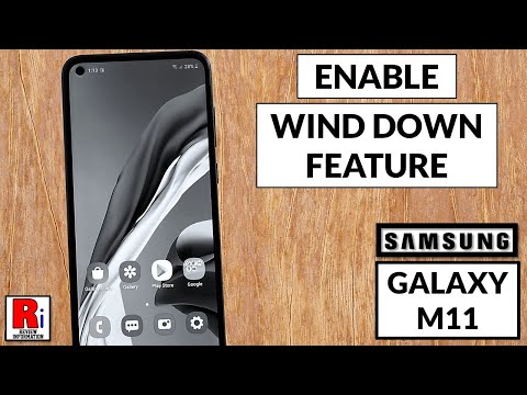 How to Enable and Use Wind Down Feature on Samsung Galaxy M11