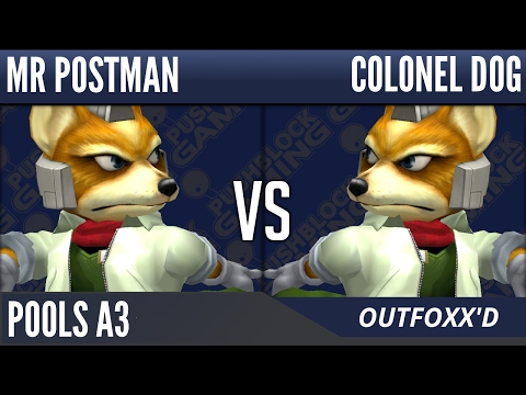 Outfoxx'd [Melee] - Mr Postman (Fox) VS Colonel Dog (Fox) - Pools A3