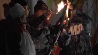 preview picture of video 'Эстафета Олимпийского огня в Калачинске'