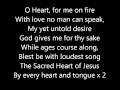 Catholic Hymnal: To Jesus' Heart, all burning