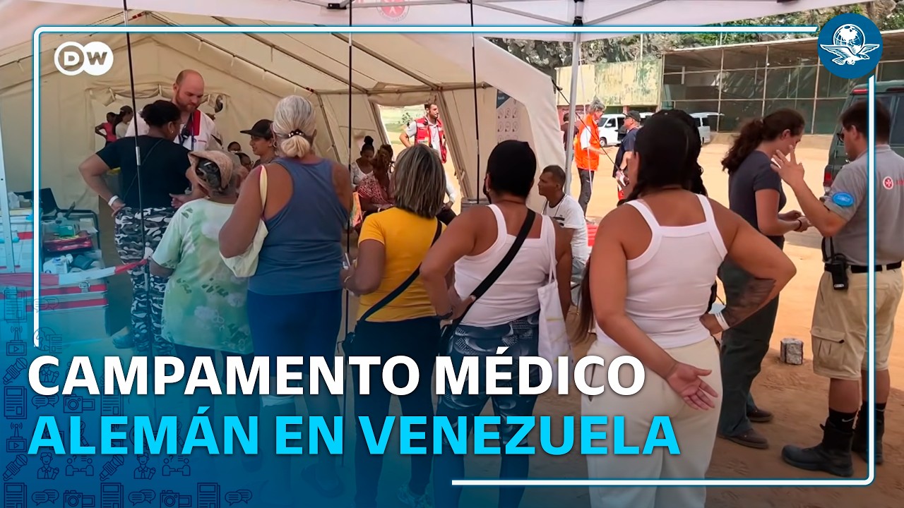 Alemania instala hospital móvil tras terremoto en Venezuela para atender a afectados