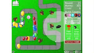 Bloons Tower Defense The original flash version.