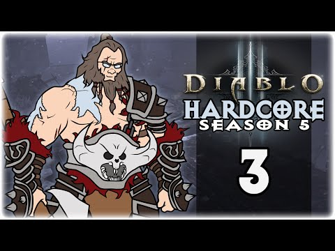 Diablo 3: Hardcore (Season 5) | Part 3 | Perfect Drop | Barbarian Gameplay