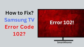 Download lagu How to Fix Samsung TV Error Code 102? [ Samsung Smart TV Error Code 102? ] mp3
