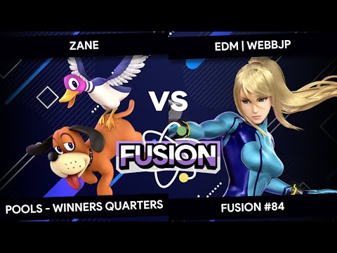 Fusion #84 - Zane (Duck Hunt) vs WebbJP (Zero Suit Samus) - Pools - Winners Quarters