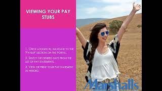 Marshalls Pay Stubs & W2s