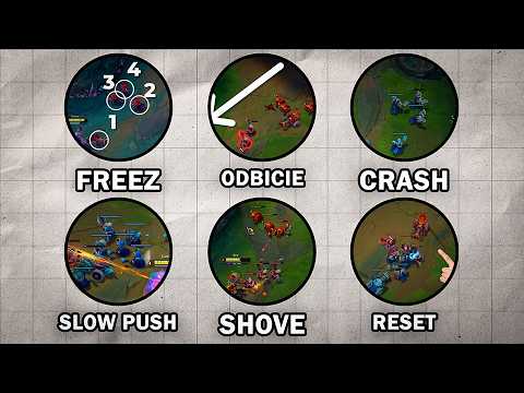 Każda Technika Kontroli Fali Minionów Wytłumaczona w 6 min! – League of Legends