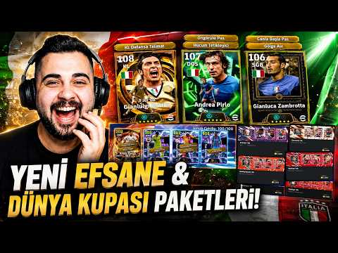 Yeni Efsane ve Dünya Kupası Paketleri! 🔥 108 Buffon, Pirlo ve Zambrotta Top Açılımı + Deneme!