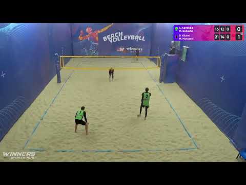 16:55 A. Kandyba / M. Bedukha - D. Kliuiev / M. Motuznyi 27.01.2023 | Winners Beach Volleyball