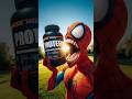 Spider Man Tried Protein Powder What Happened SHOCKED Everyone Spiderman Ironman Superman