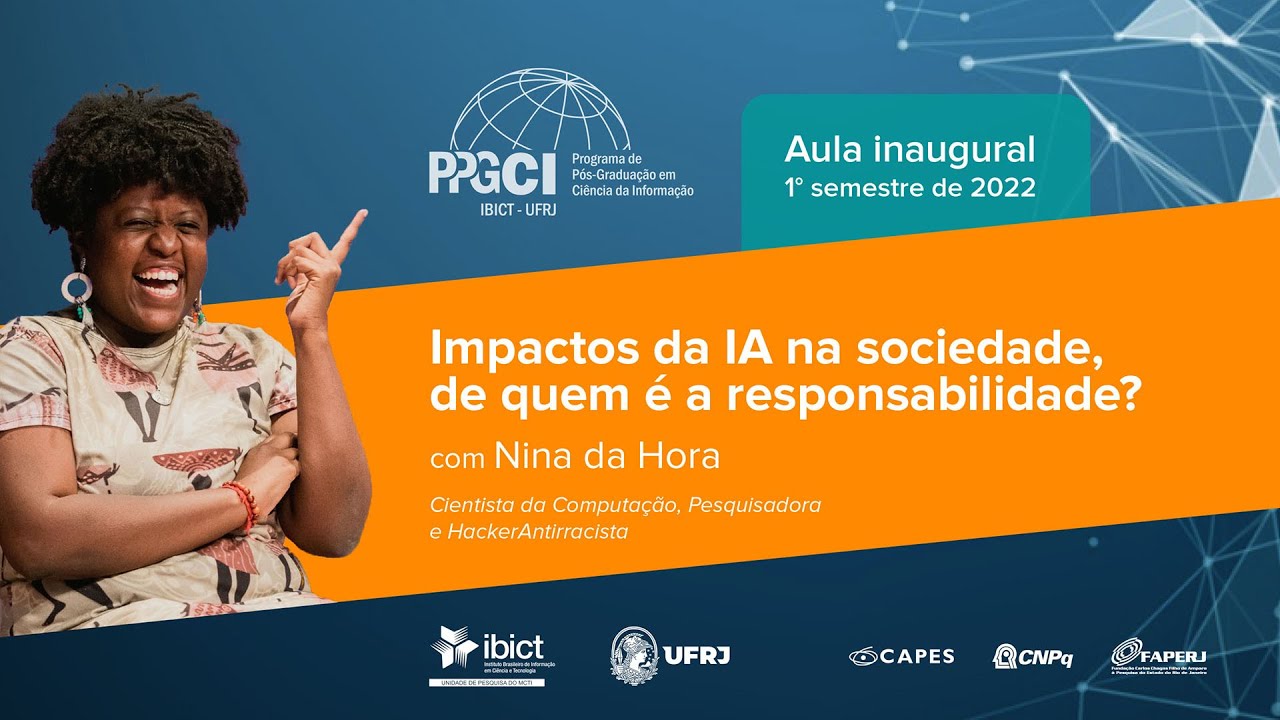 Nina da Hora - aula magna PPGCI IBICT UFRJ 2022