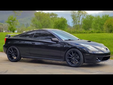 GR86 Wheels on 2000 Celica GT-S with Cosmo Mucho Macho Tires