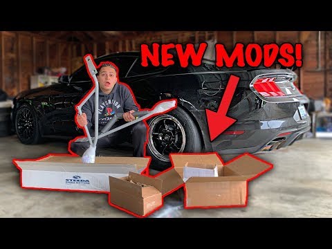 UPGRADING THE SUSPENSION ON MY MUSTANG GT!