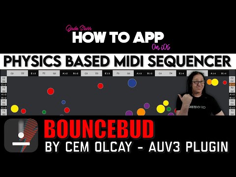 Physics Based Midi Sequencer BounceBud on iOS - How To App on iOS! - EP 1032 S12