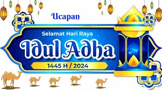 Download lagu VIDEO UCAPAN SELAMAT HARI RAYA IDUL ADHA 2024 mp3 Download lagu VIDEO UCAPAN SELAMAT HARI RAYA IDUL ADHA 2024 mp3