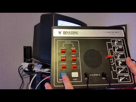 Binatone TV Master 6 Black & White TV Game System