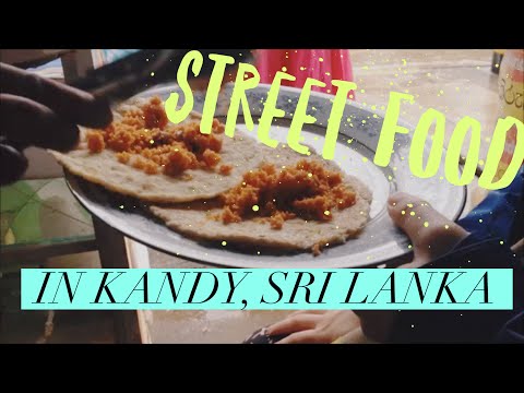Coconut Pol Sambol in Kandy | Sri Lanka Street Food | TRAVEL VLOG