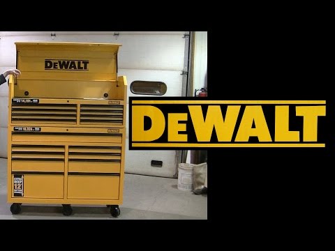 DeWALT 52\" Toolbox Chest Cabinet Roller Combo Overview \"AWESOME\"