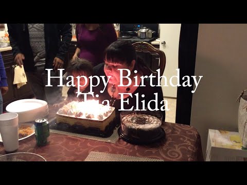 Tia Elida's Birthday