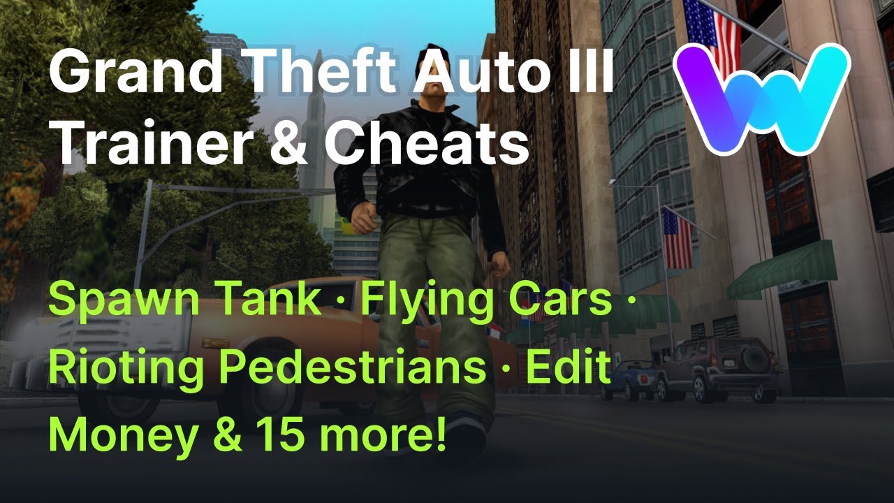 Grand Theft Auto III: The Definitive Edition Trainer - FLiNG Trainer - PC  Game Cheats and Mods