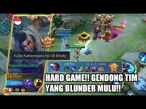 KING BRODY CARRY TIM SAMPAI LATE GAME, EPIC COMEBACK IS REAL!! - Mobile Legends